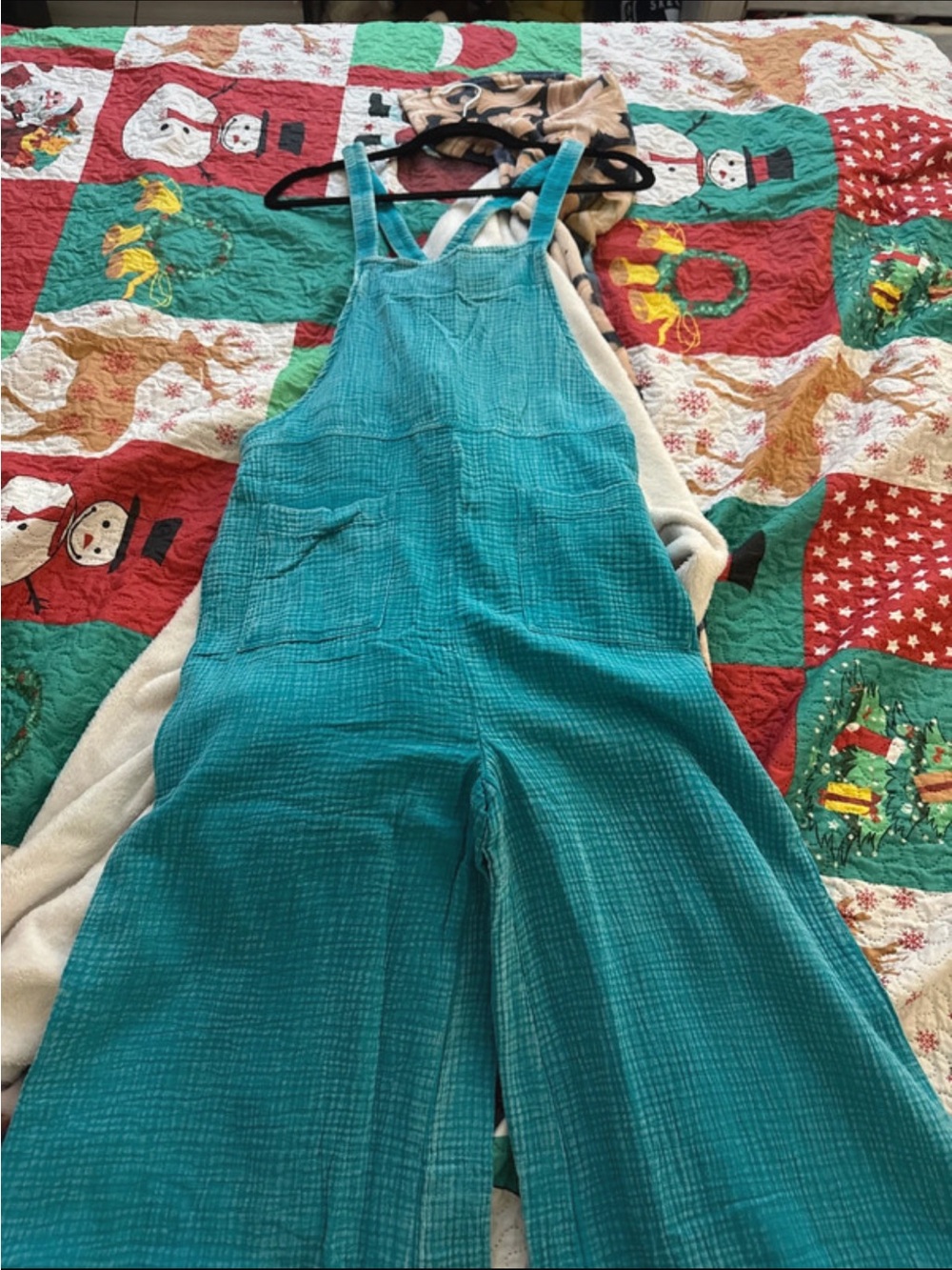 Zenana Outfitters Teal Wide-Leg Jumpsuit
